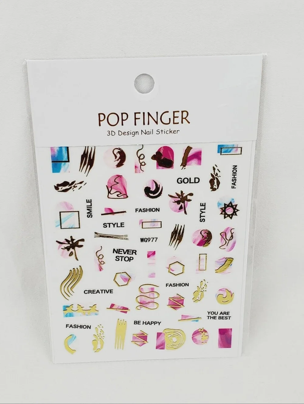 4 FOR $15 💕 Trendy Nail Art Transfer Stickers Decals